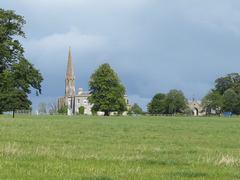 Kingweston house and church.